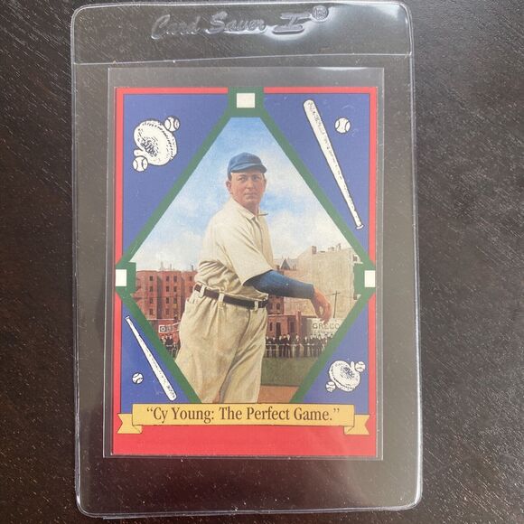 DELPHI CY YOUNG THE PERFECT GAME LARGE 8" PLATE BRADFORD EXCHANGE - Picture 6 of 7